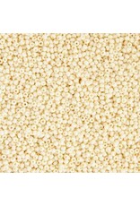 Czech 40040 10  Seed Opaque Bone Brown s/g