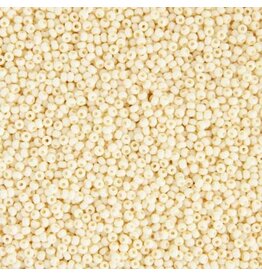 Czech 40040 10  Seed Opaque Bone Brown s/g