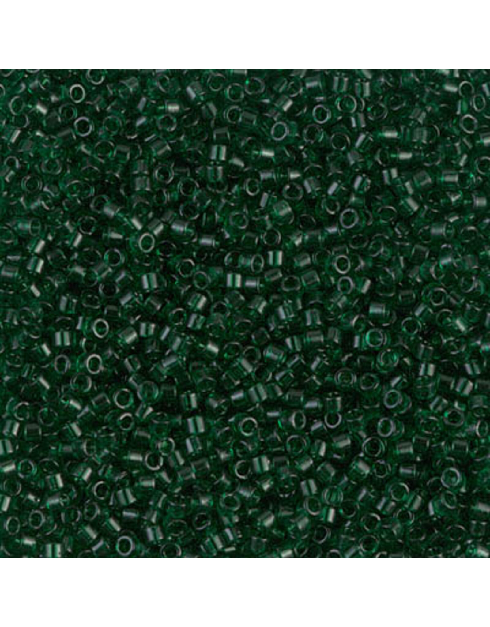 Miyuki db713 11 Delica  Transparent Dark Emerald Green