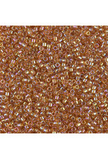 Miyuki db1241 11 Delica Transparent Topaz Brown AB