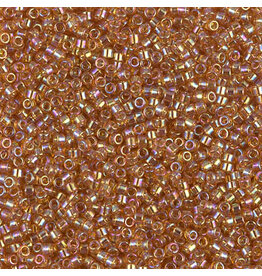 Miyuki db1241 11 Delica Transparent Topaz Brown AB