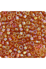 Miyuki db1241 11 Delica Transparent Topaz Brown AB