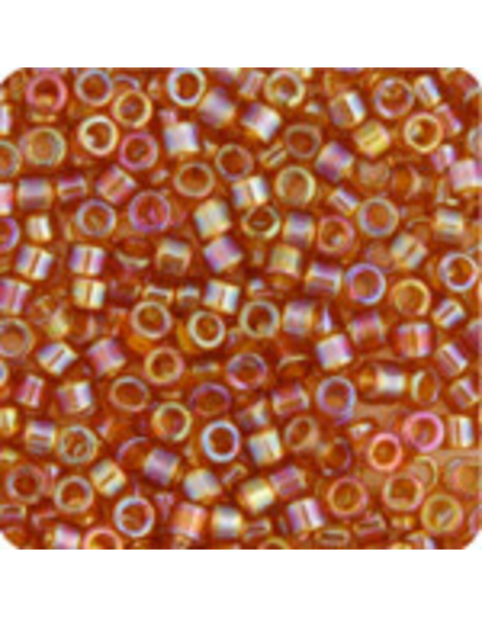 Miyuki db1241 11 Delica Transparent Topaz Brown AB