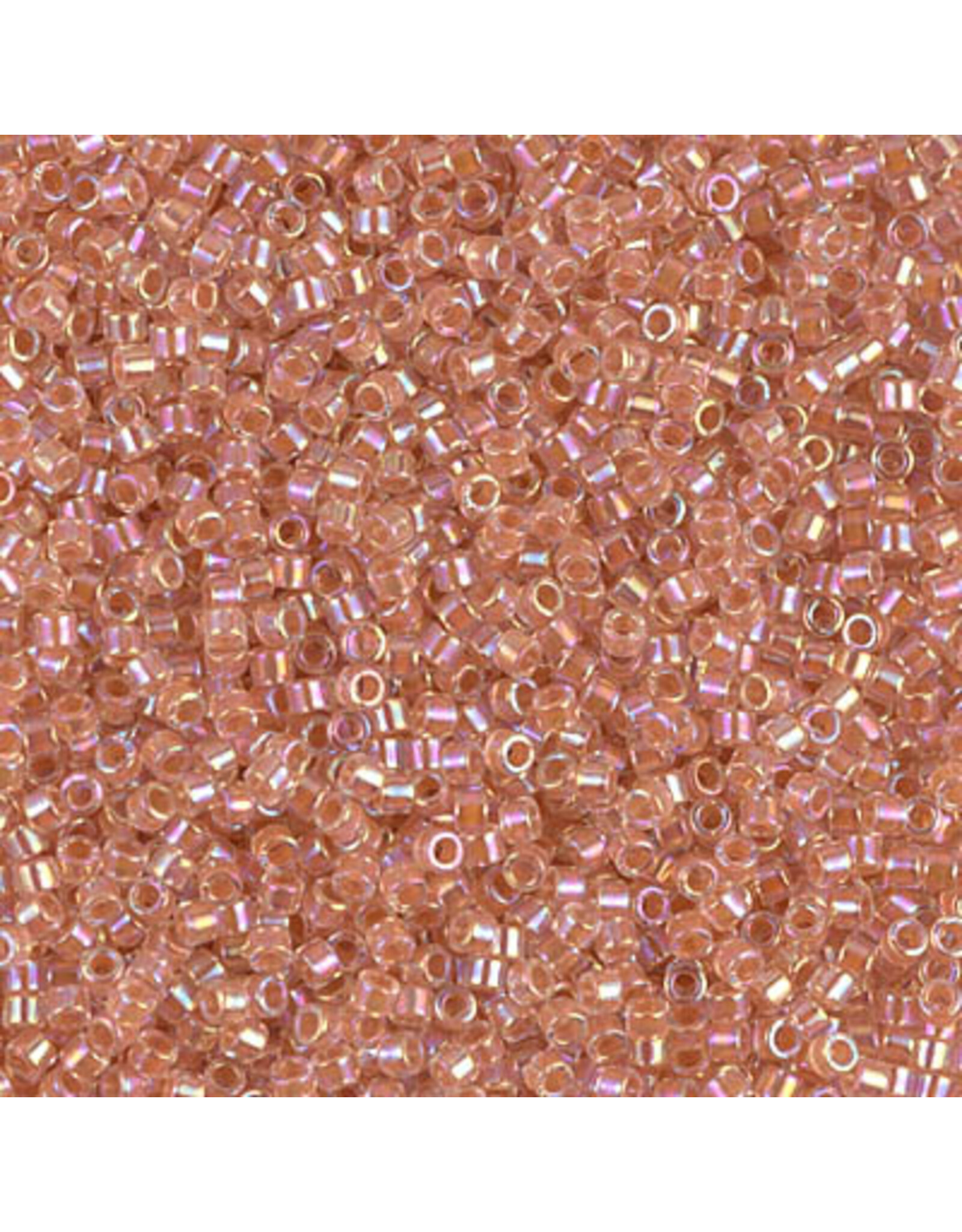 Miyuki db54 11 Delica  Clear Peach Orange AB c/l