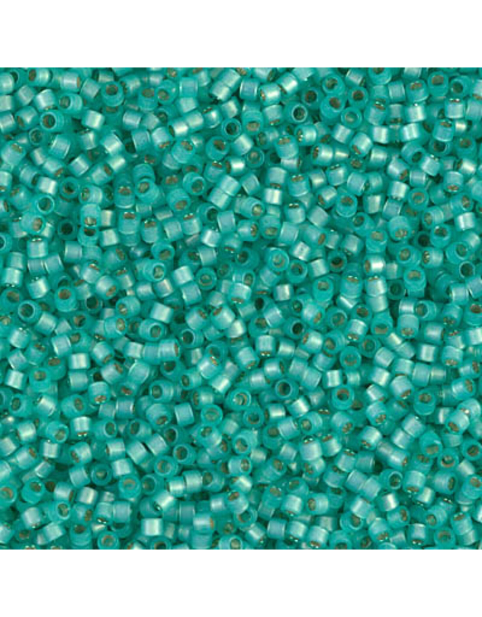 Miyuki db627 11 Delica  Alabaster Opal Aqua Green s/l