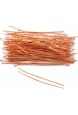 Headpins 3”   24g  Copper  x50   NF
