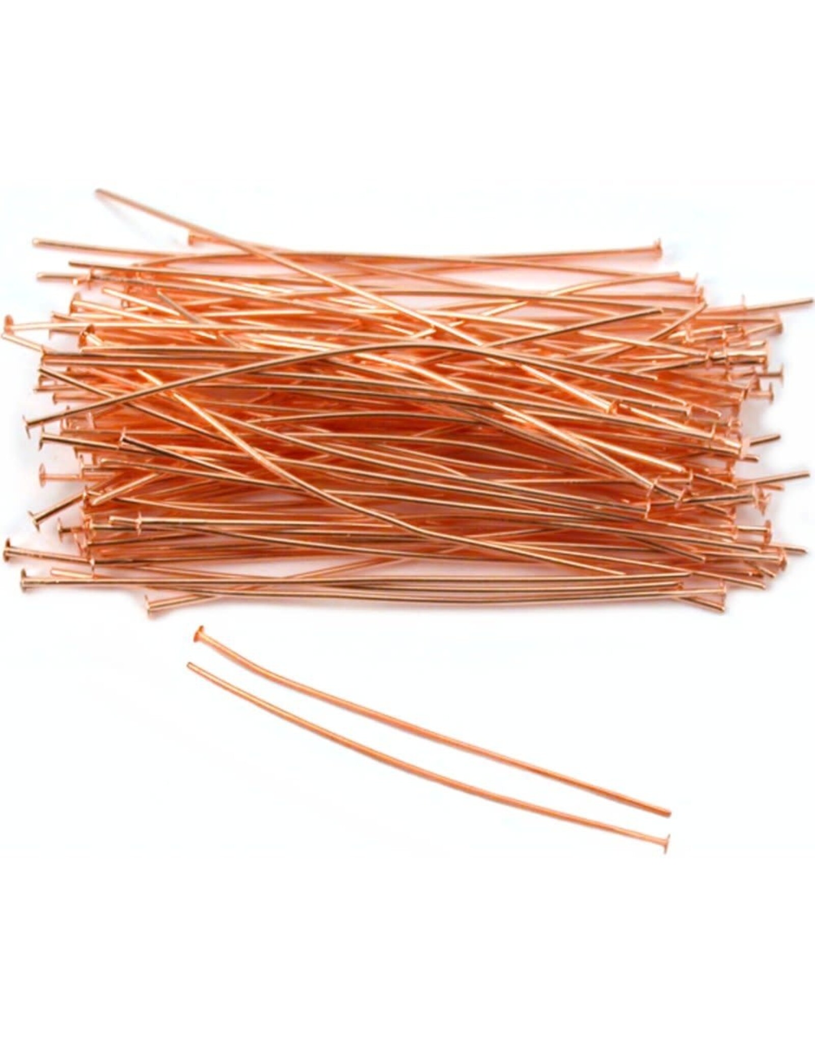 Headpins 3”  22g  Copper  x50   NF