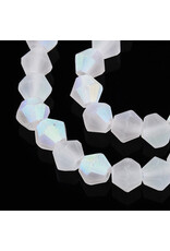 2.5mm Bicone  Clear  AB Matte   x130