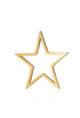 Star  Pendant  Stainless Steel 30mm  x2