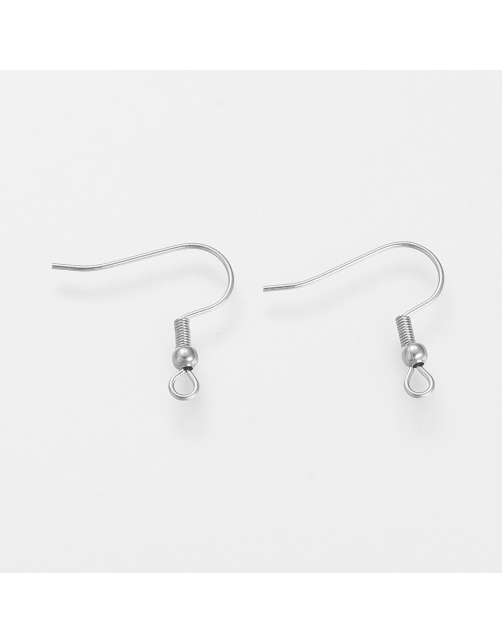 Ear Wire 21x21mm Stainless Steel  NF