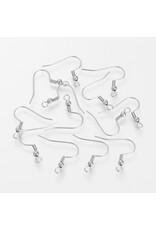 Ear Wire 21x21mm Stainless Steel  NF
