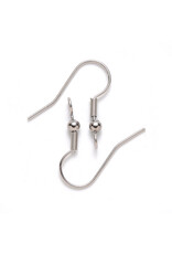 Ear Wire 21x19mm Stainless Steel NF
