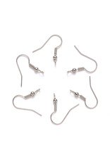 Ear Wire 21x19mm Stainless Steel NF