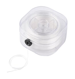 Elastic Cord  White Flat  .8mm  x85m