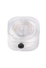 Elastic Cord  White Flat  .8mm  x85m