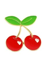 Cherries Lapel Pin  25mm   x1