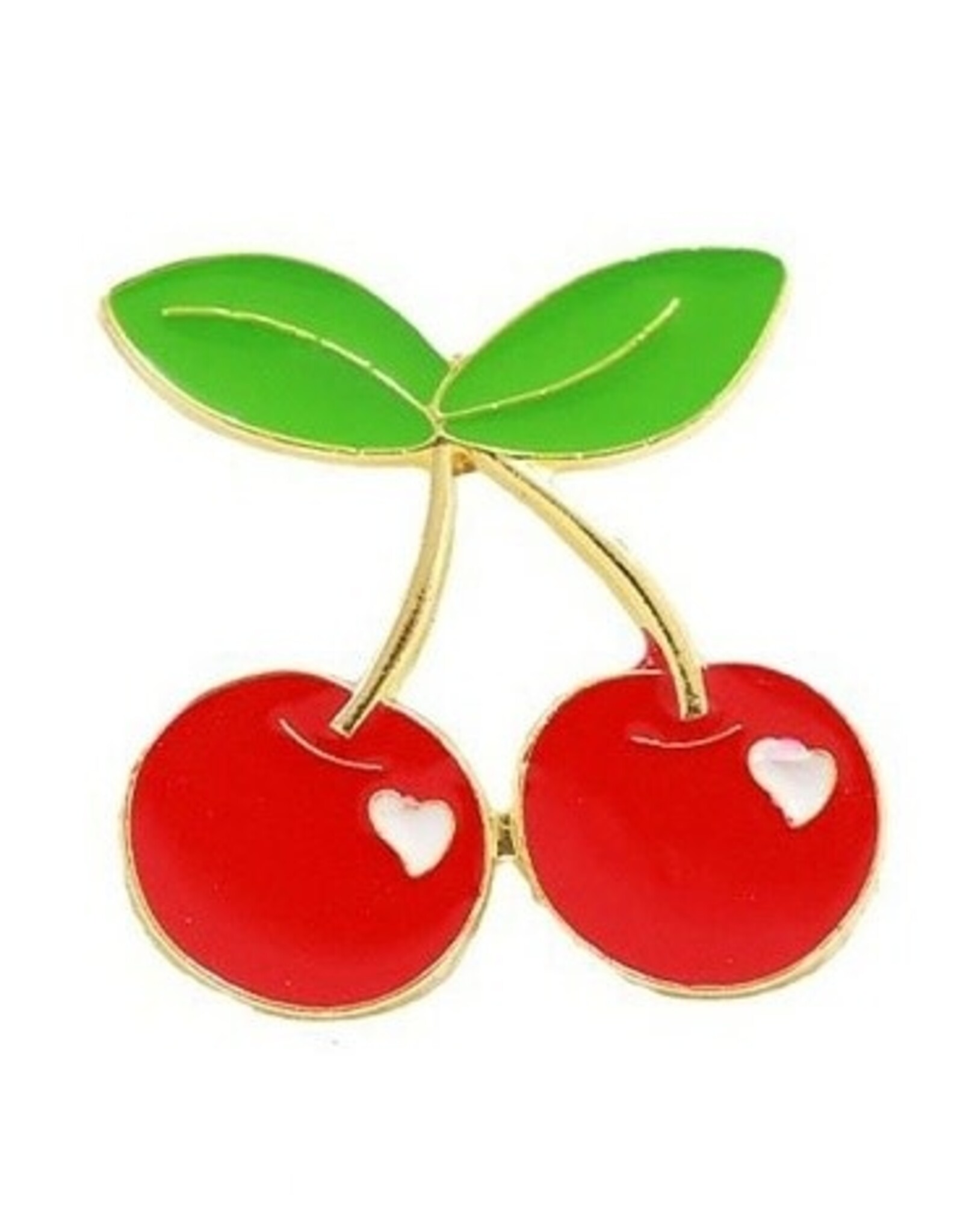 Cherries Lapel Pin  25mm   x1