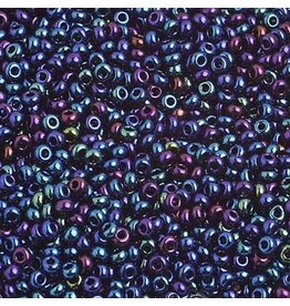 Czech 1554  10  Seed  Opaque Navy Blue AB