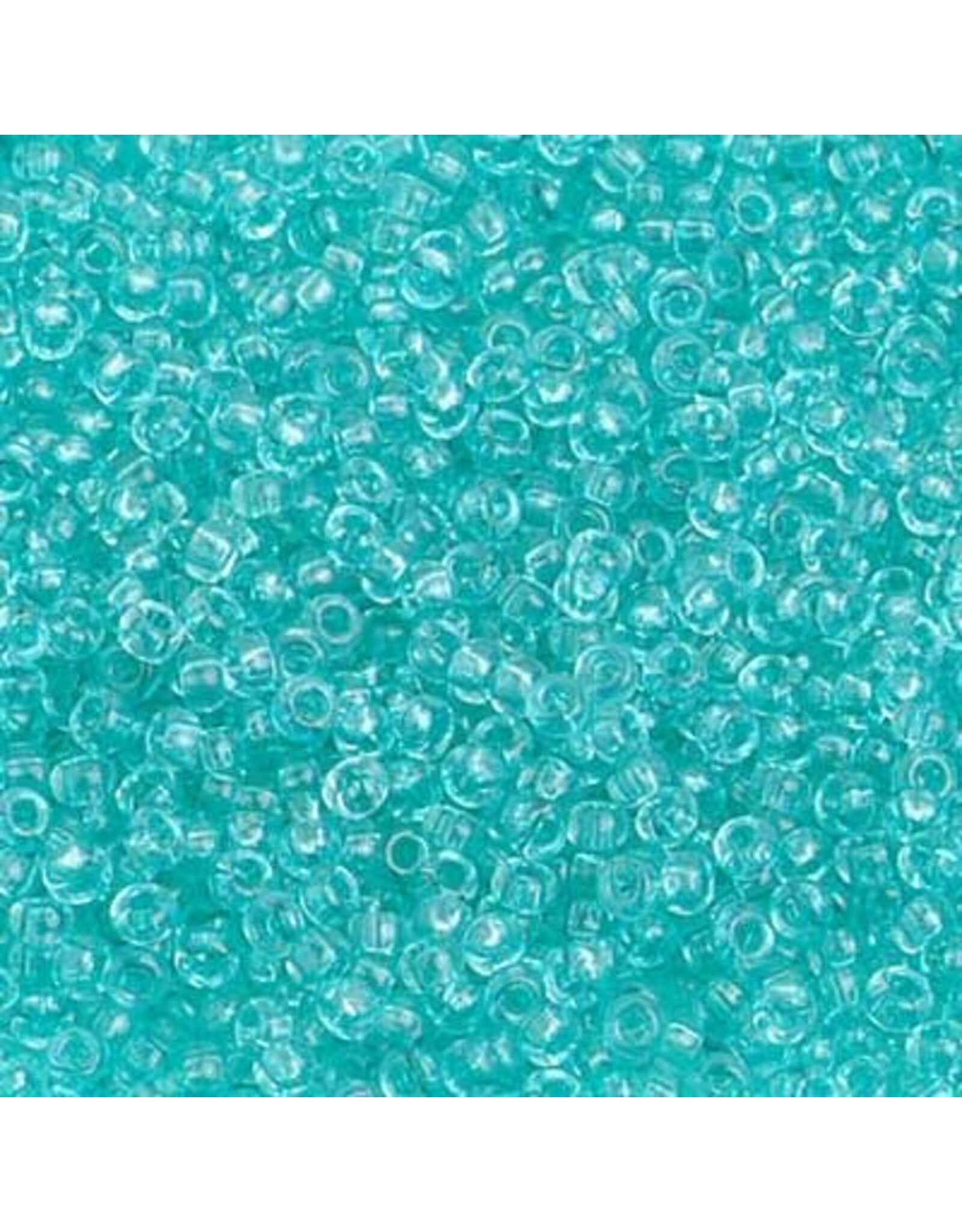 Czech 40010  10  Seed  Transparent Teal Blue  s/g