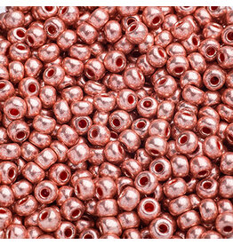 Czech 40101 6 Seed Copper Metallic Terra