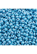 Czech 401015 6 Seed    Opaque Light Blue AB