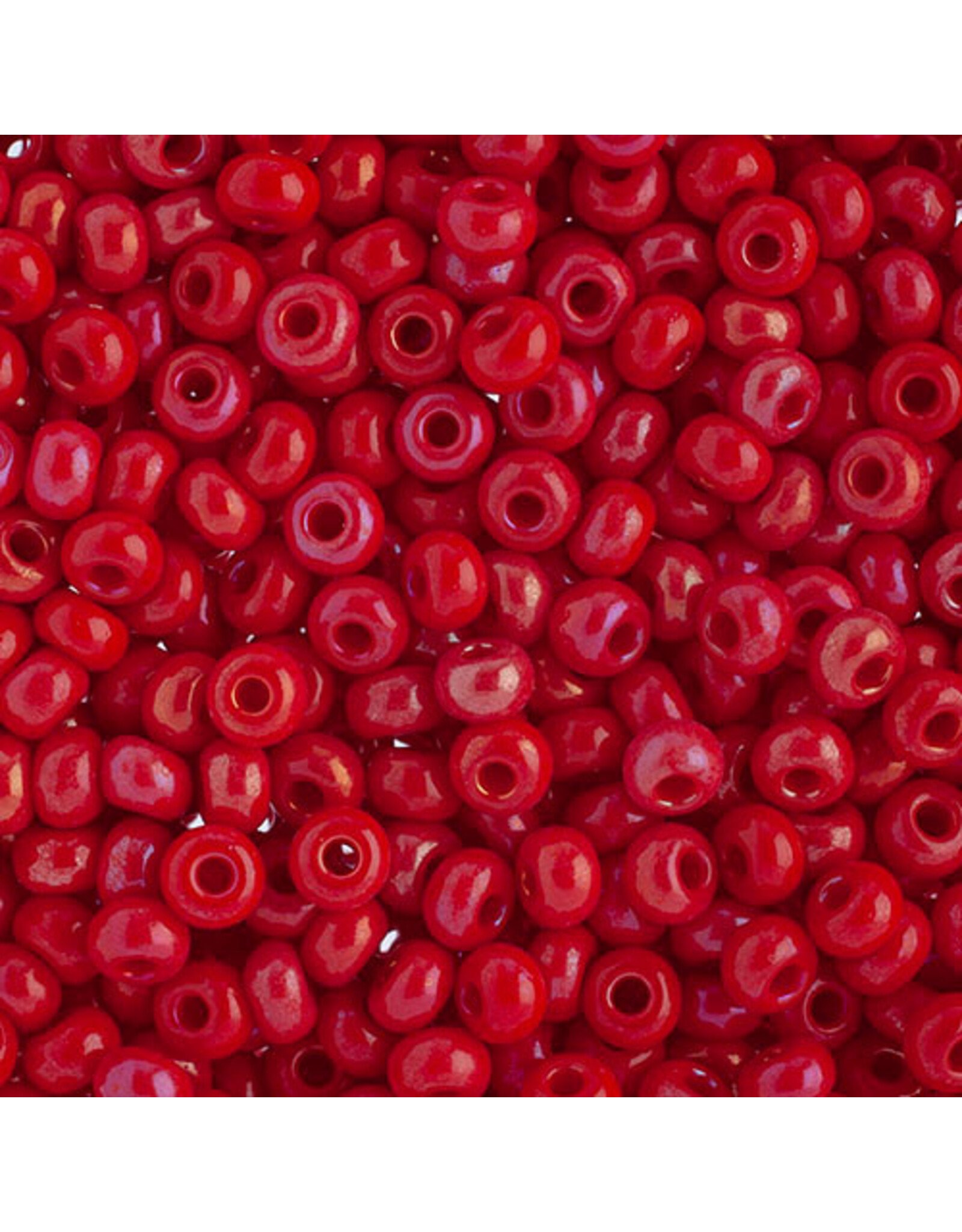 Czech 401019 6  Seed  Opaque  Red AB