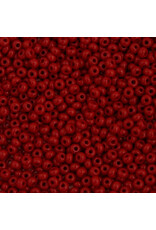 Czech 401632  6  Seed  Opaque  Medium Dark Red