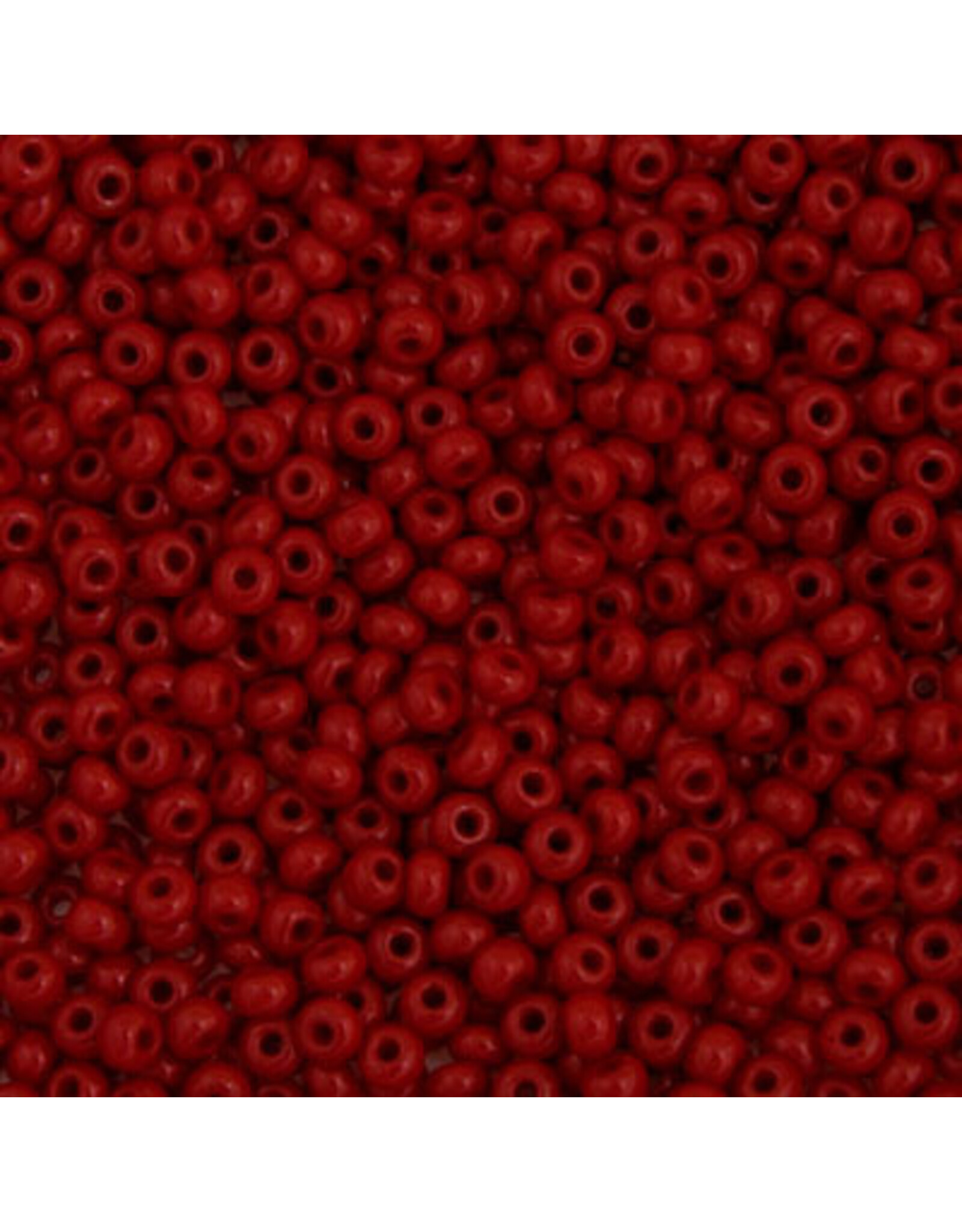 Czech 401632  6  Seed  Opaque  Medium Dark Red