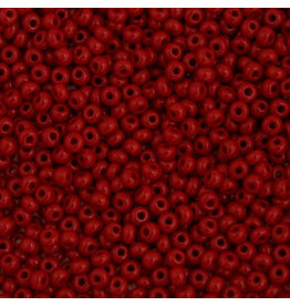 Czech 401632  6  Seed  Opaque  Medium Dark Red