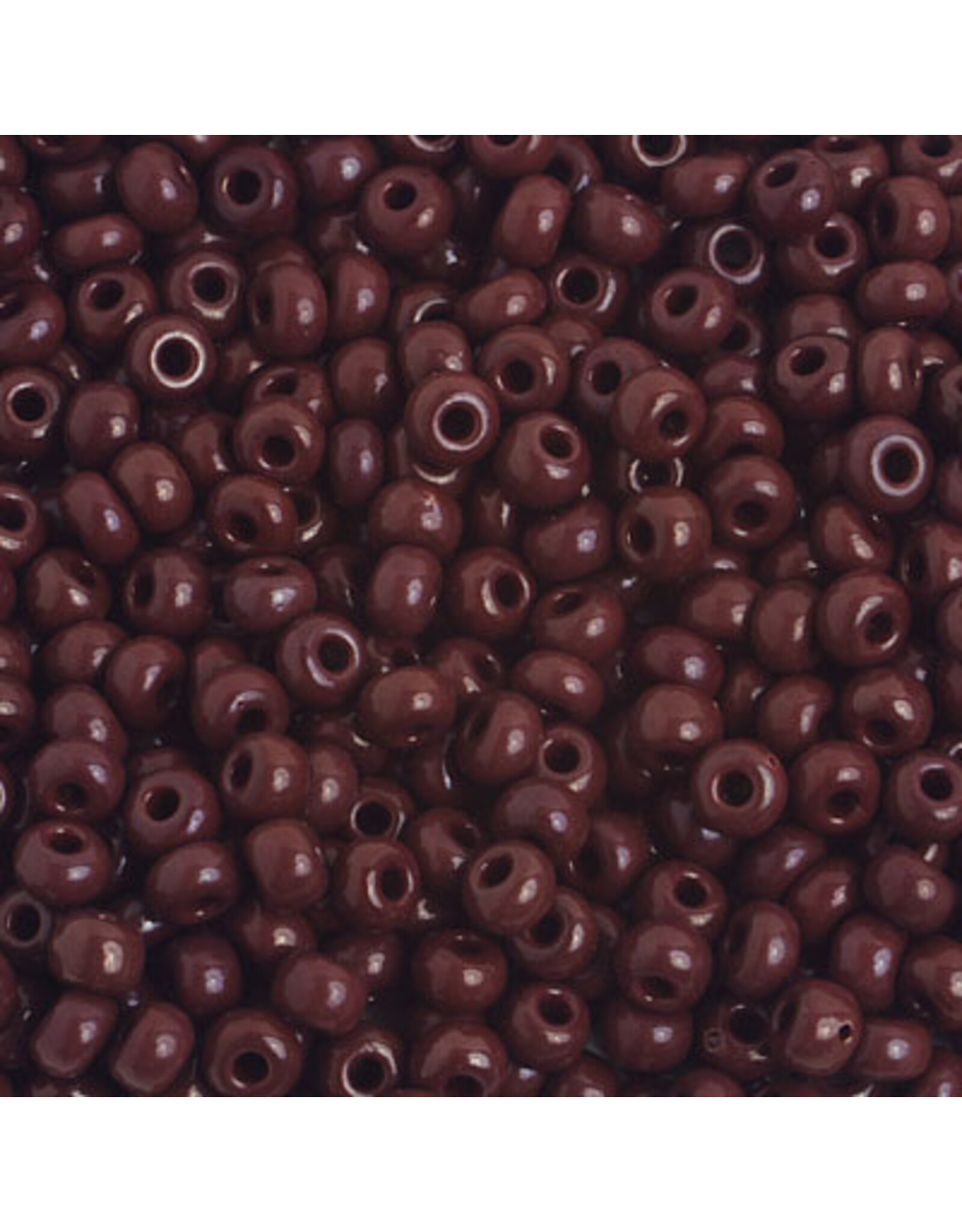 Czech 401642 6  Seed Opaque Dark Brown