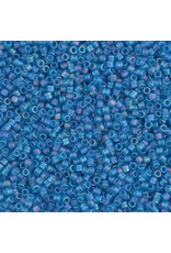 Miyuki db862 11 Delica  Transparent Capri Blue AB Matte