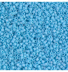 Miyuki db879 11 Delica   Opaque Light Blue AB Matte