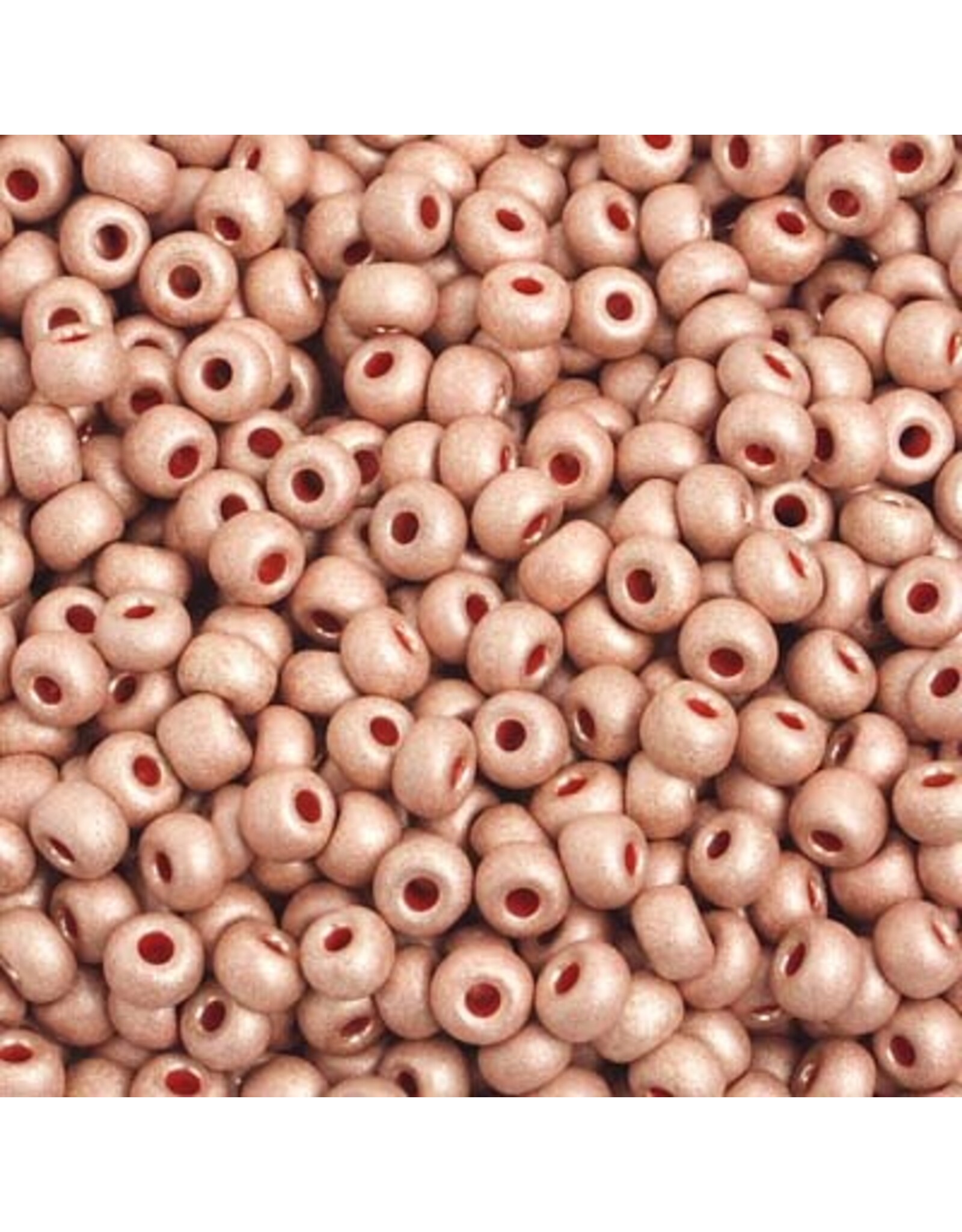 Czech 442010 6 Seed Pink  Metallic Matte Terra