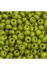 Czech 401644 6 Seed Opaque Olive Green
