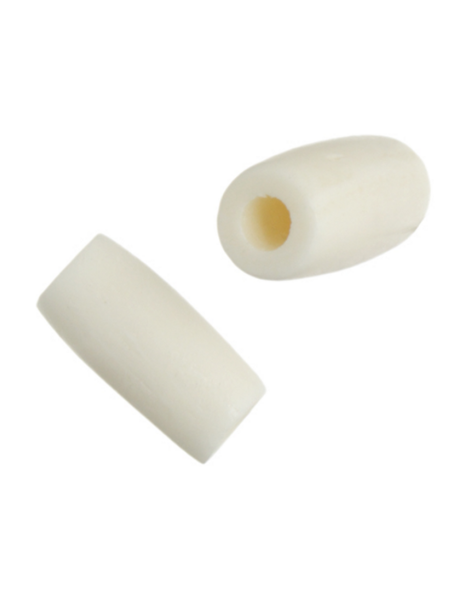 1/2" Natural Bone Hair Pipe   x100