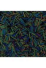 Czech 402115  #5 Bugle  Opaque Green AB