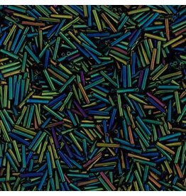 Czech 402115  #5 Bugle  Opaque Green AB