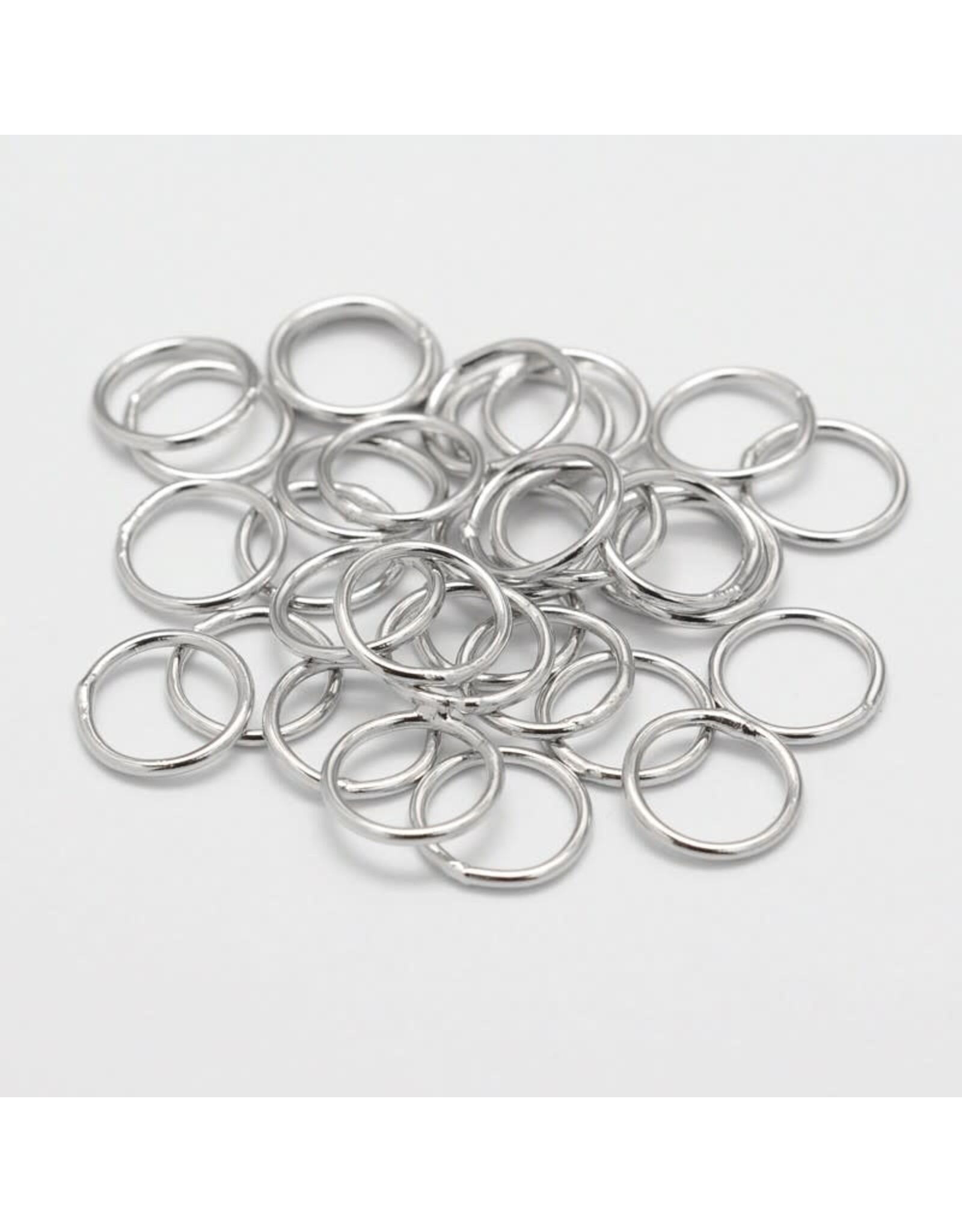Jump Ring 5mm  Brass  Soldered approx 21g  x50 NF