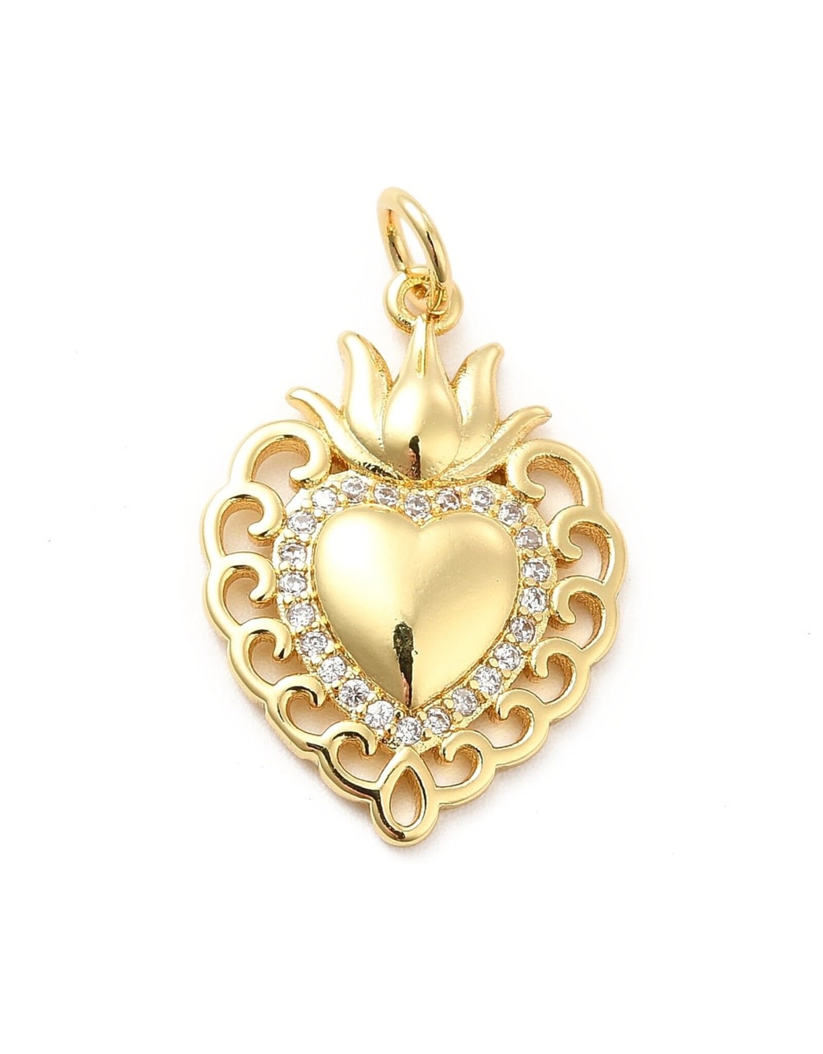 Sacred Heart 23x16mm x2