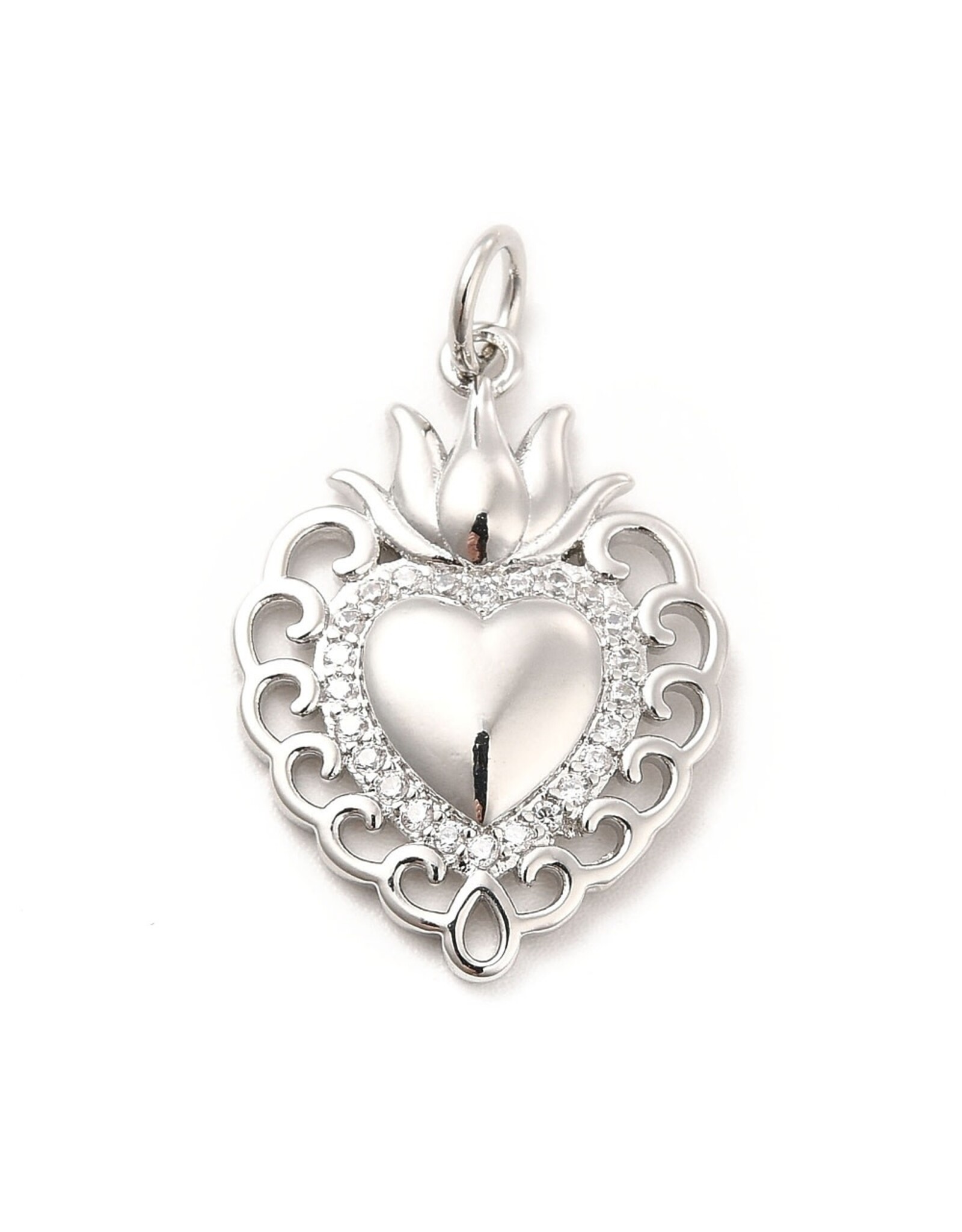 Sacred Heart 23x16mm x2