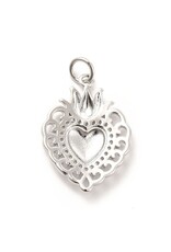 Sacred Heart 23x16mm x2
