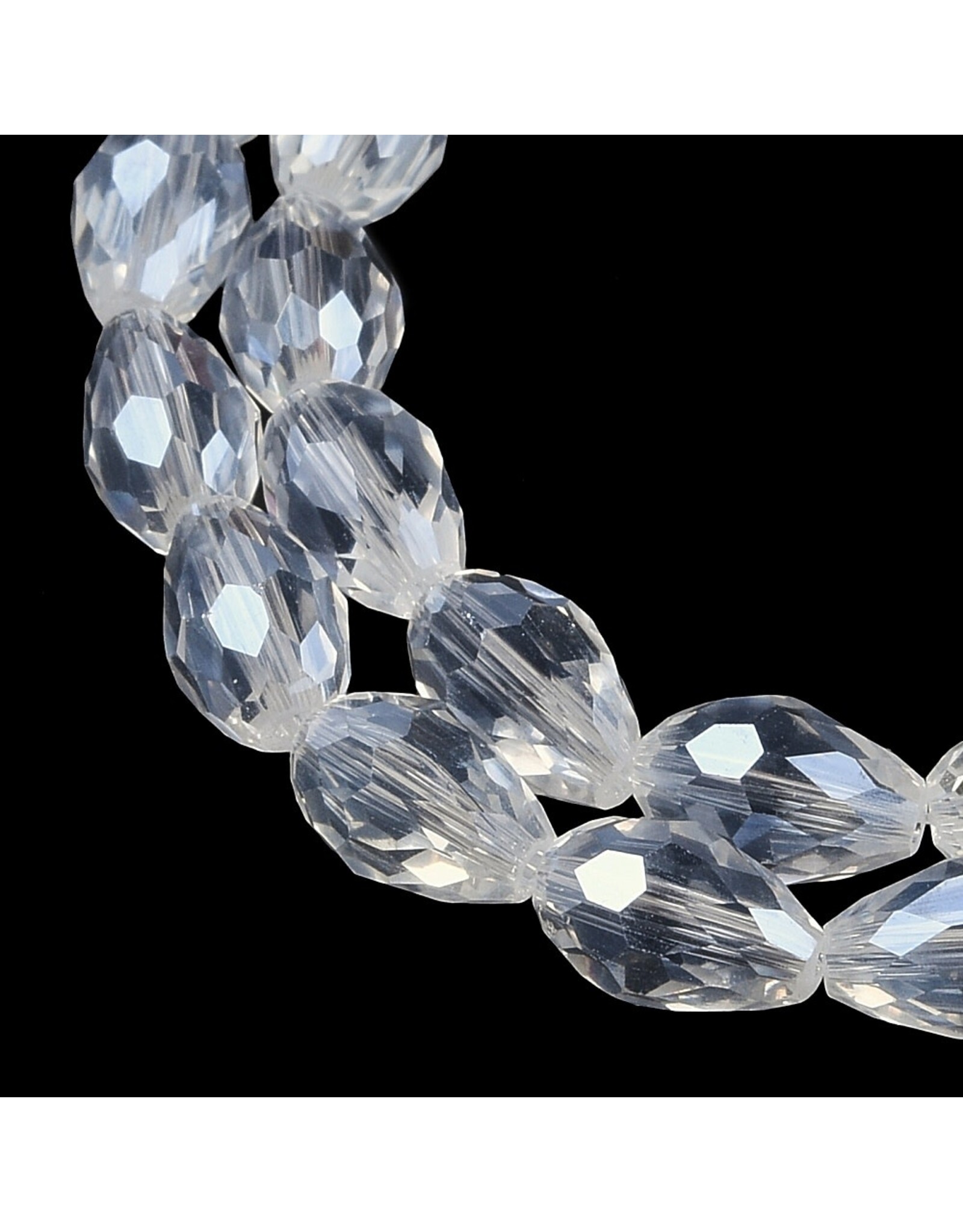 Drop Clear AB  8x6mm  x60