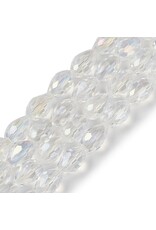 Drop Clear AB  8x6mm  x60