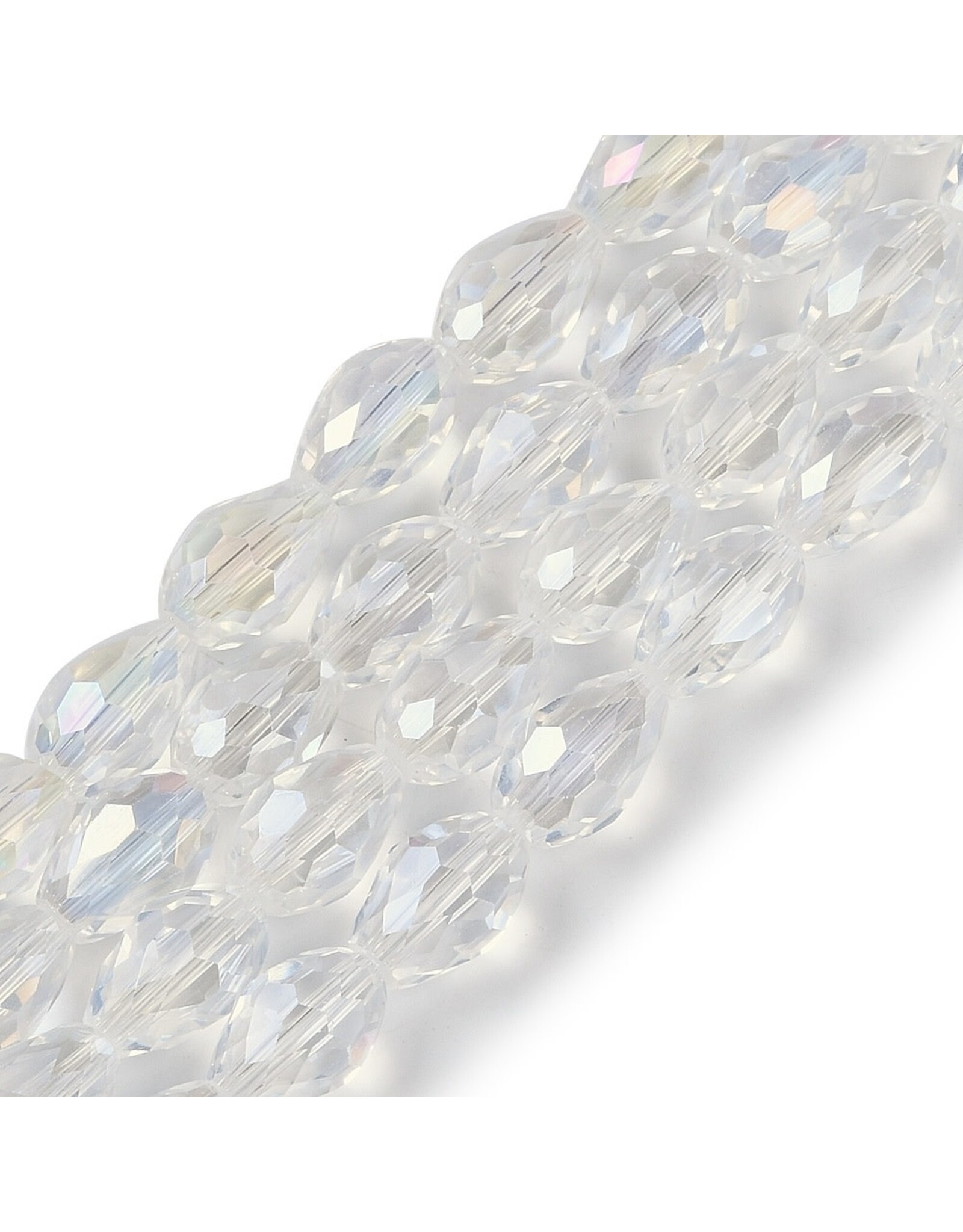 Drop Clear AB  8x6mm  x60