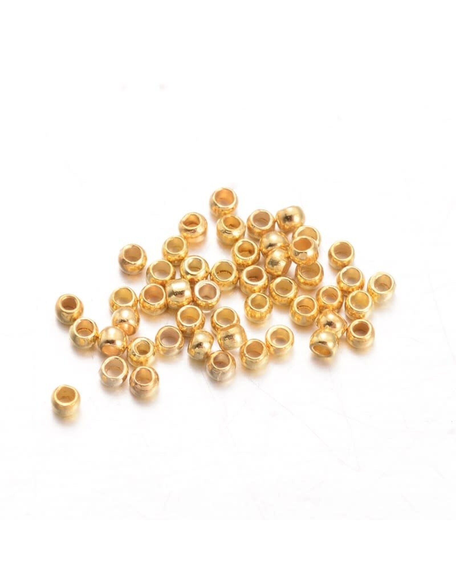 Crimp Bead 1.5mm Smooth Gold NF  1g