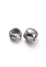 Crimp Bead 1.5mm Smooth Gunmetal NF  1g