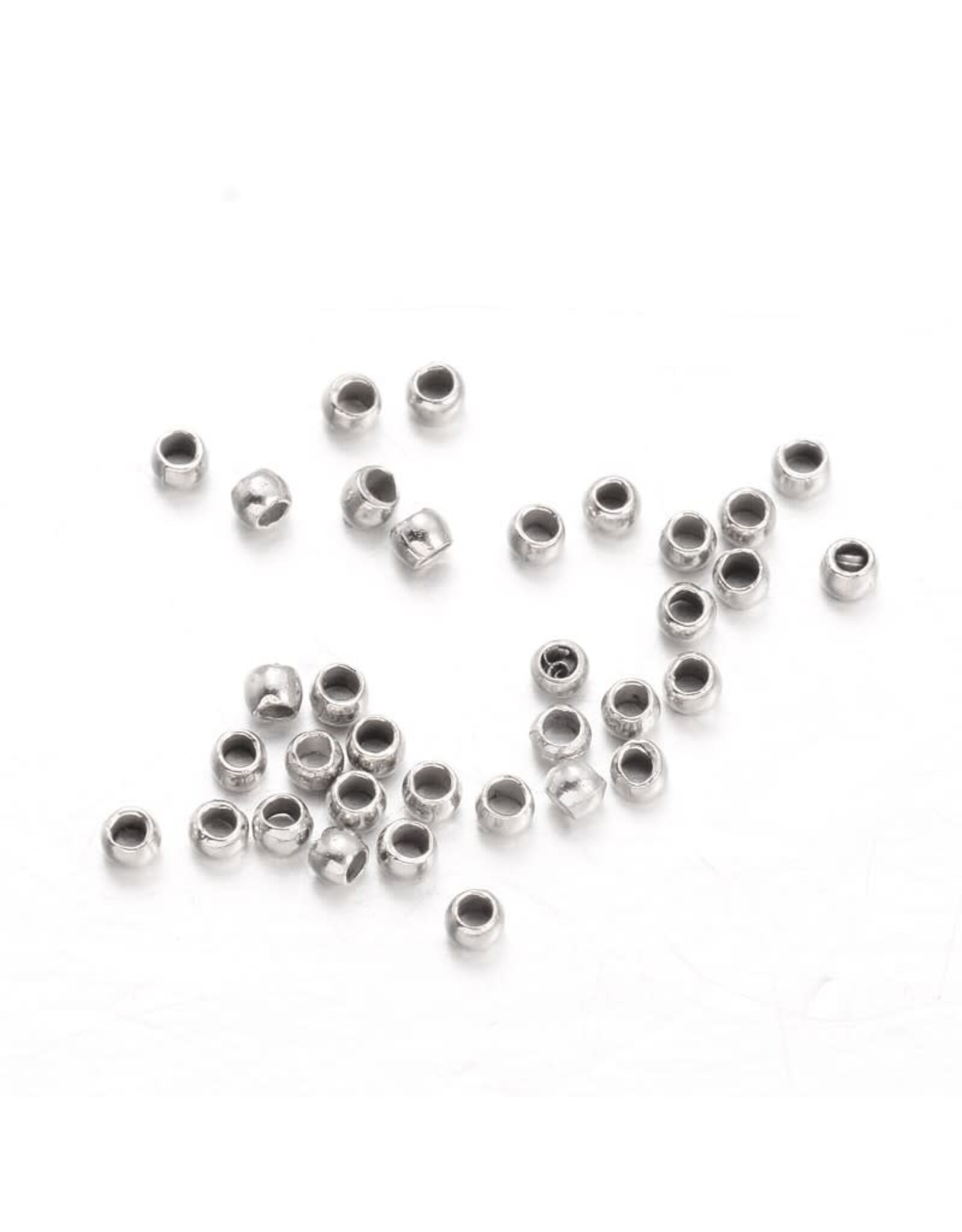 Crimp Bead 1.5mm Smooth Platinum NF  1g