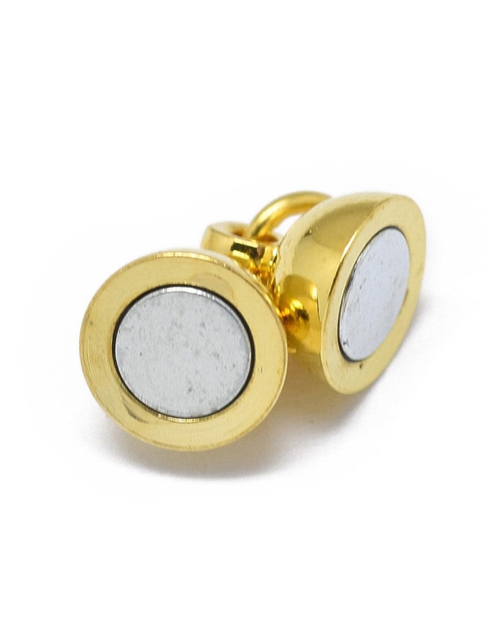 Magnetic Clasp 6mm  24k Plated x1   NF