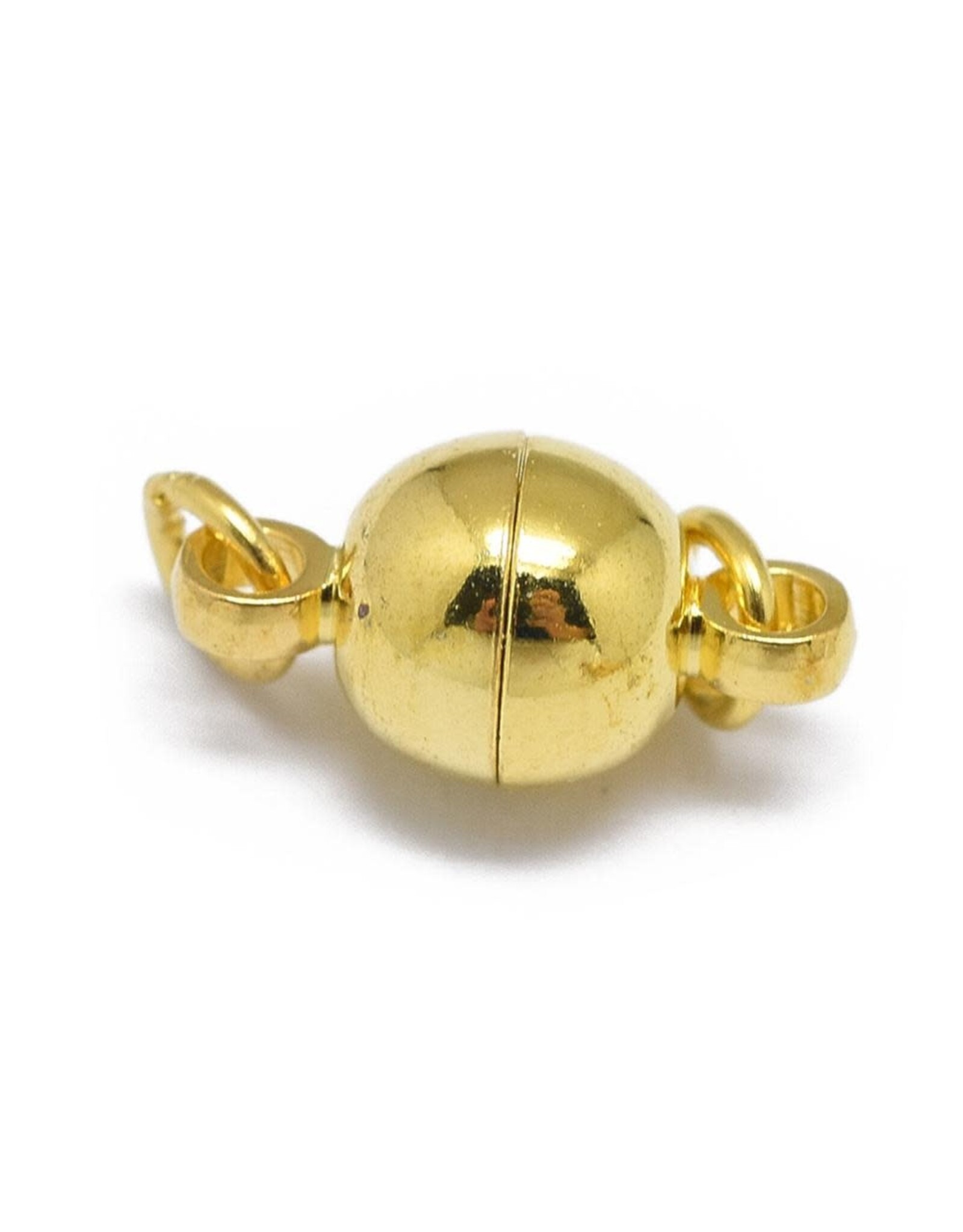 Magnetic Clasp 6mm  24k Plated x1   NF