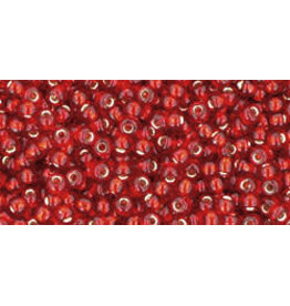 Toho 25c 11  Round  Ruby Red s/l